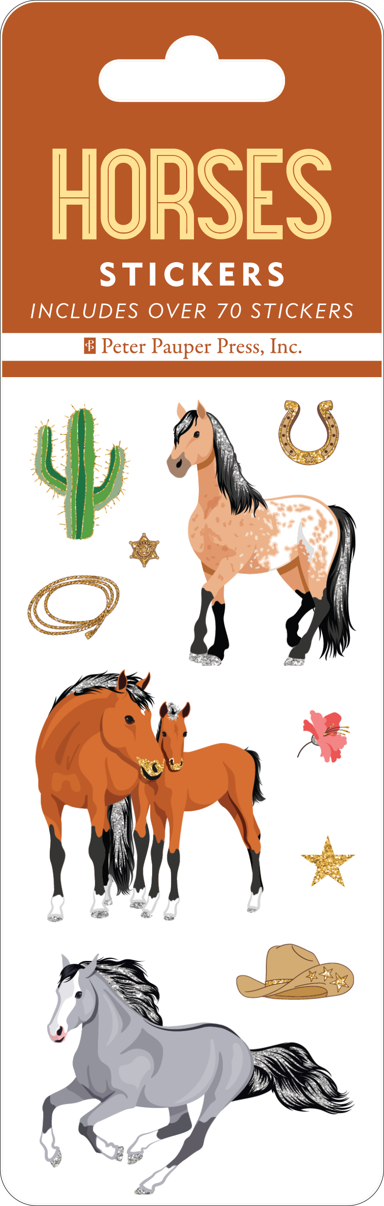 Horses Sticker Set - Ethan and Emily