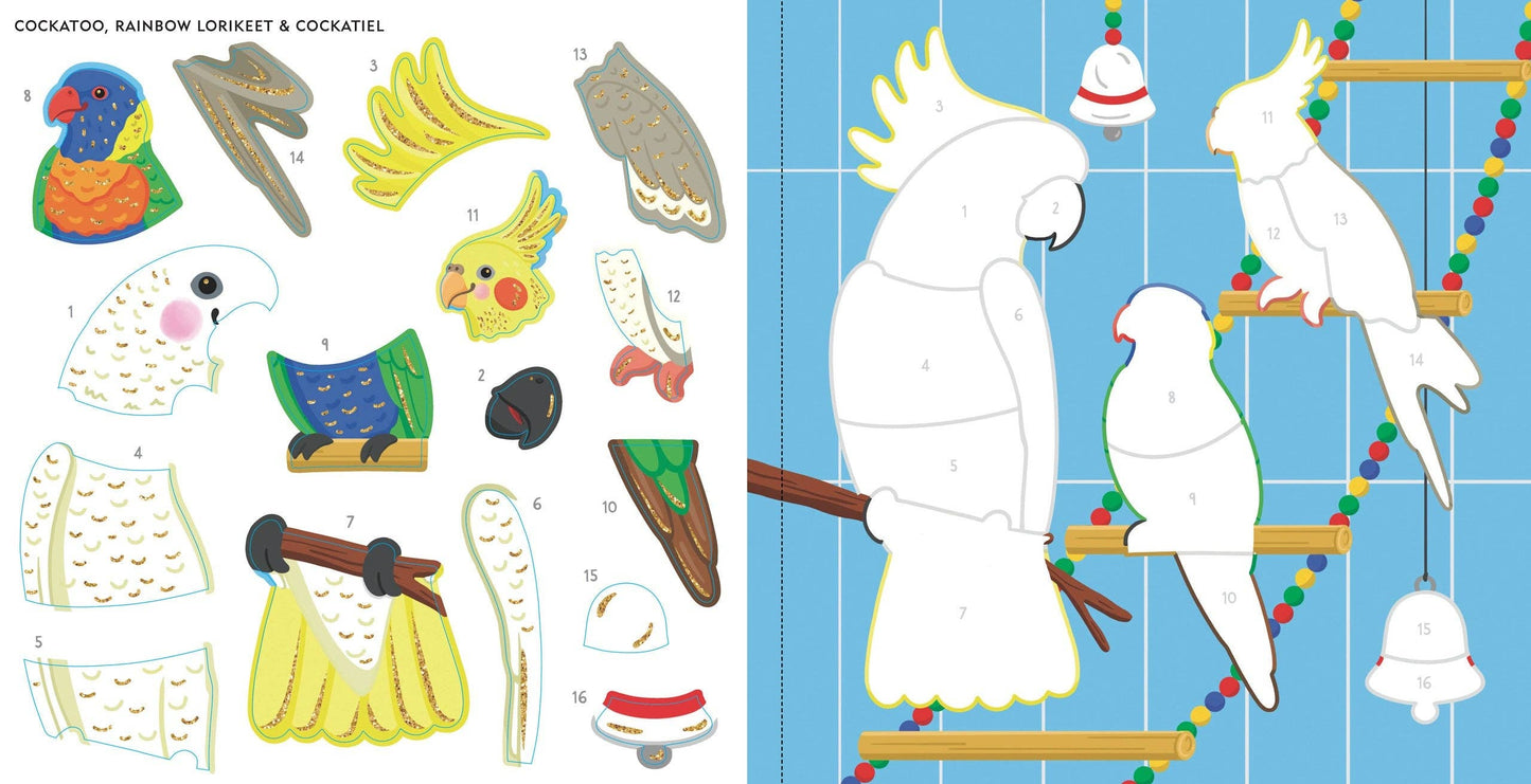 My First Color-by-Sticker Book - Pets - Ethan and Emily