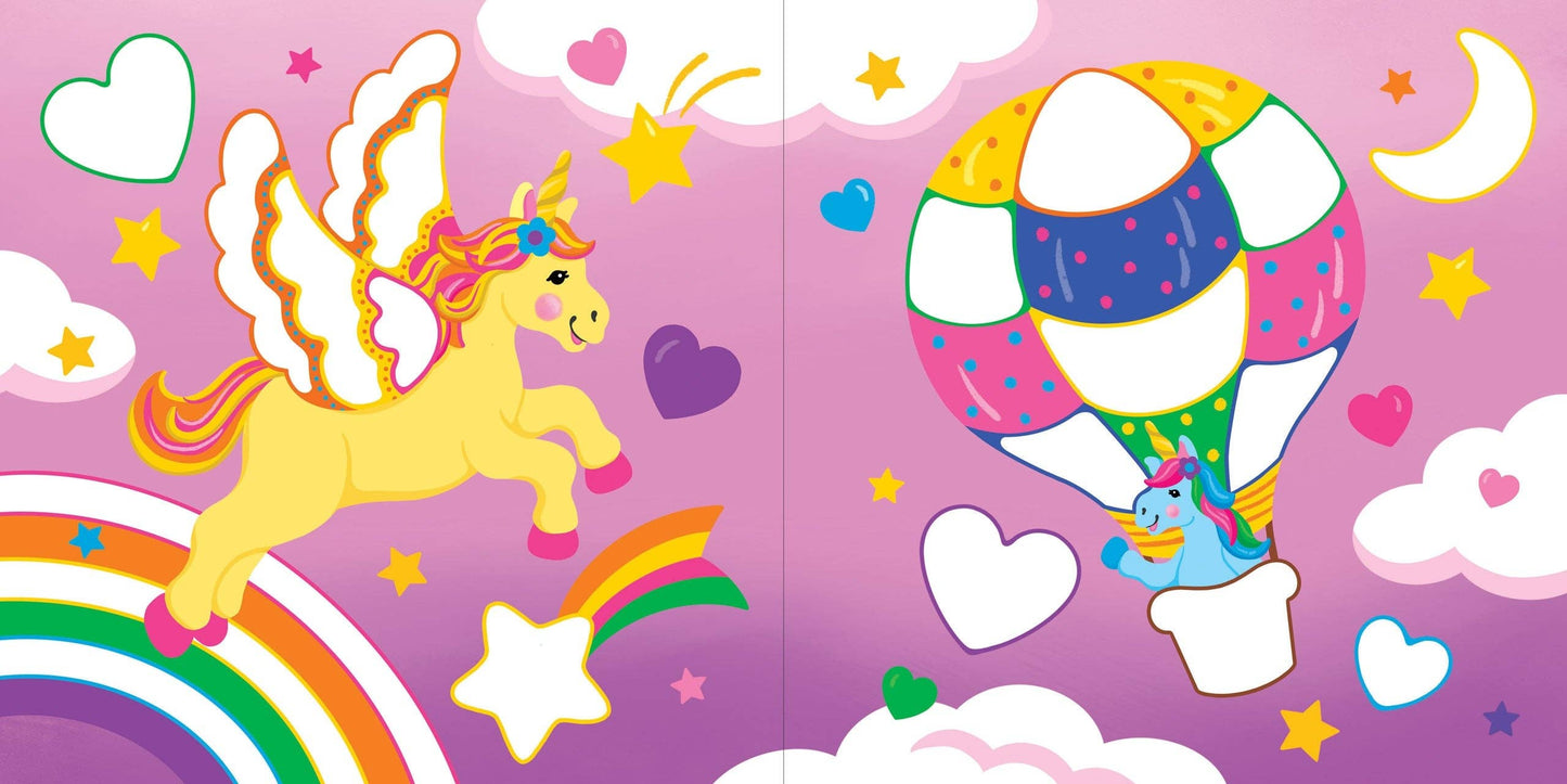 Color-By-Dots Sticker Book - Unicorns - Ethan and Emily