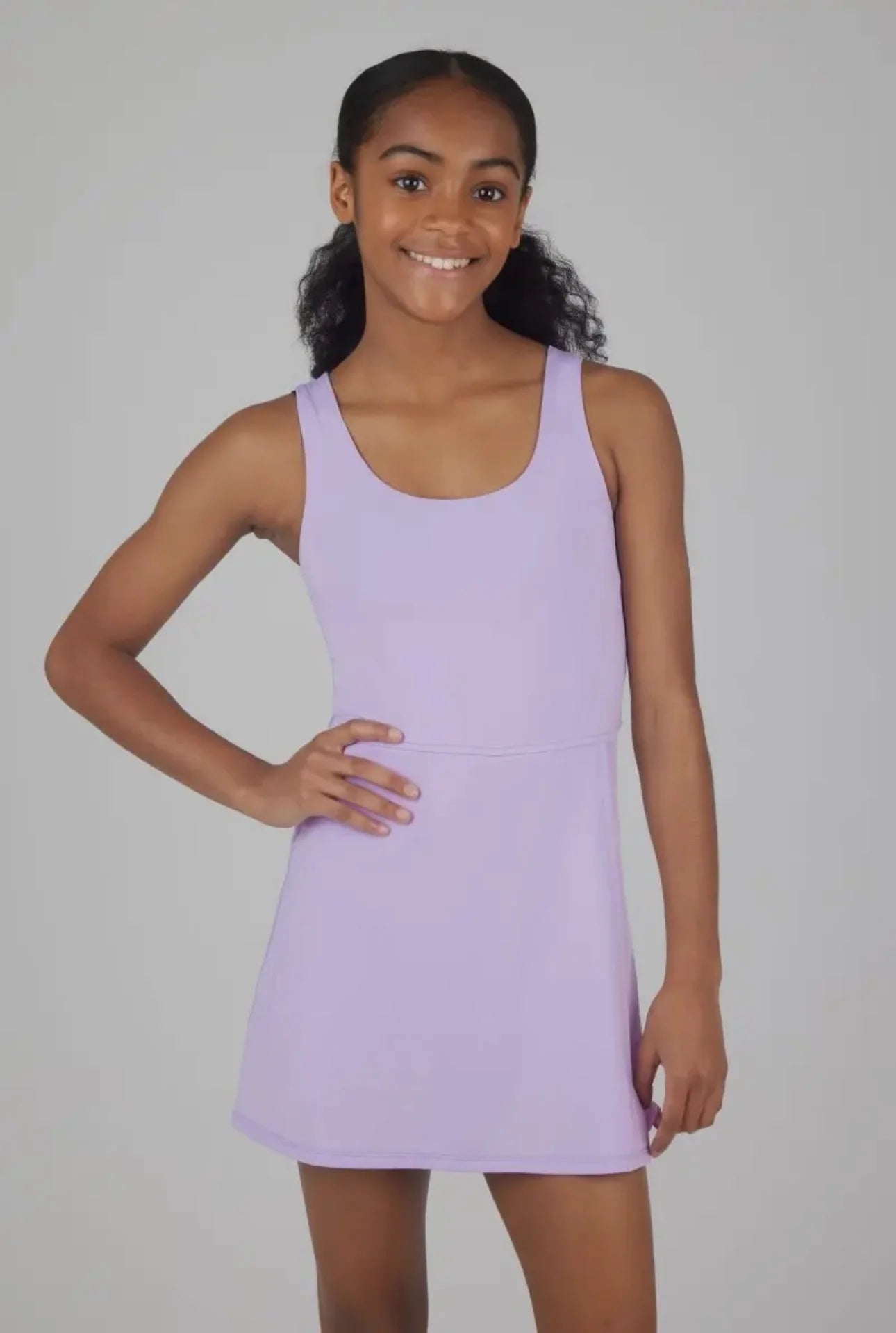 Girls tennis dress in lavender