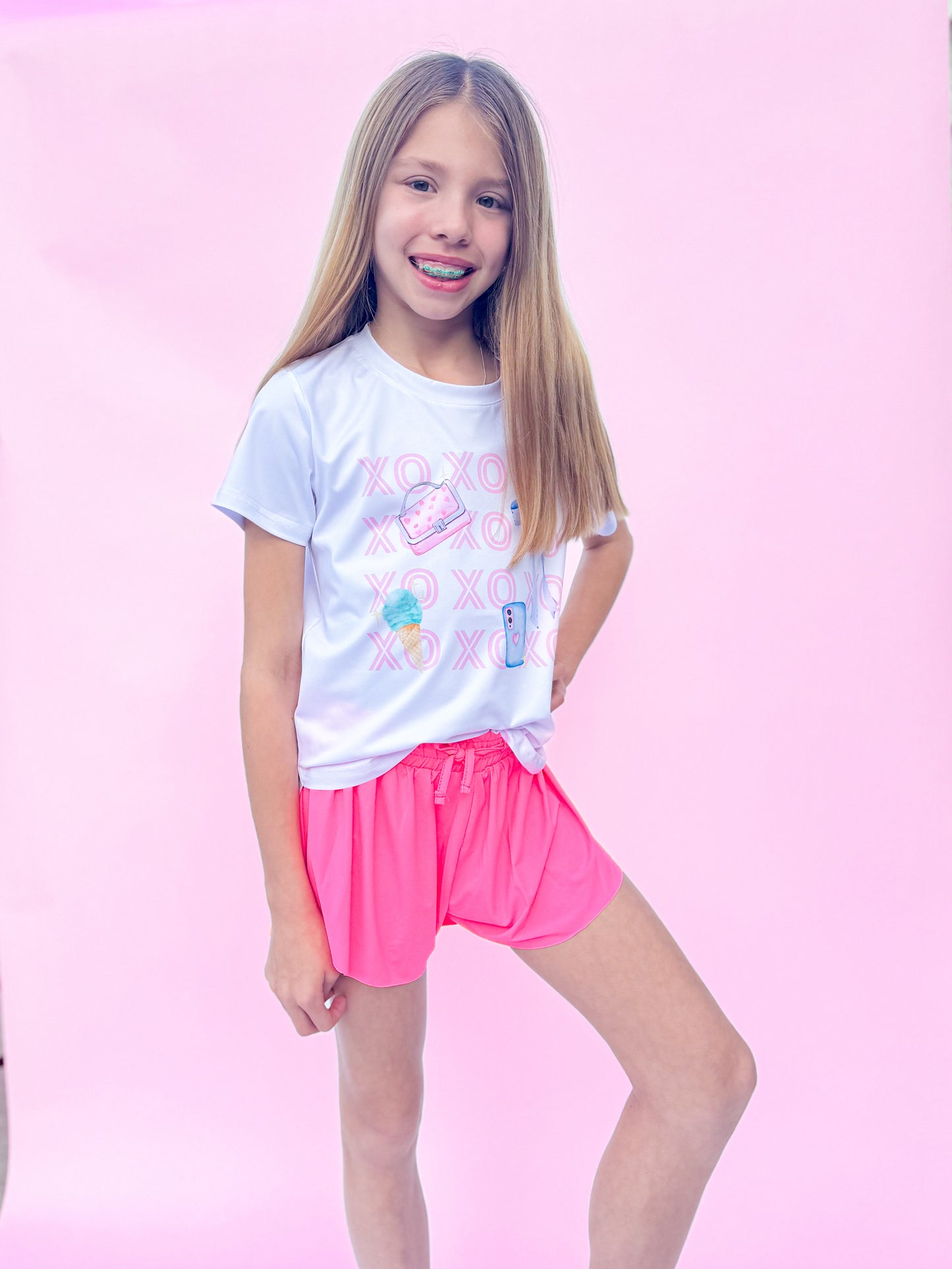 Girls XOXO shirt - Ethan and Emily