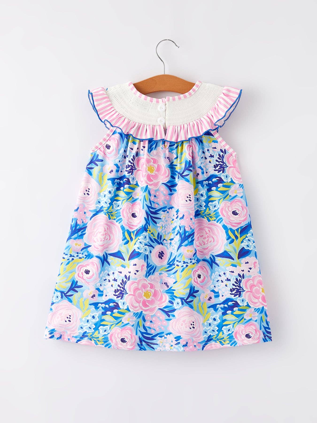 “I ❤ MAMA”Embroidery Smocking Baby Girls Dress - Ethan and Emily