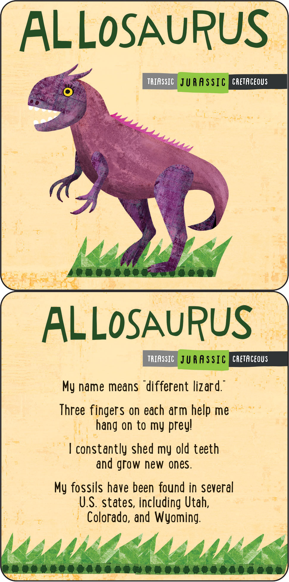 Dinosaurs Lunch Box Notes For Kids! (50 cards) - Ethan and Emily