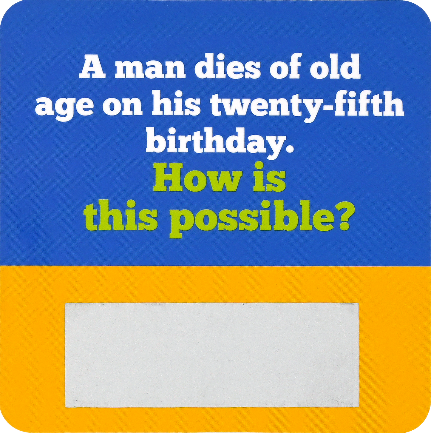 Lunch Box Riddles Scratch-Off Deck (Set of 60 cards) - Ethan and Emily