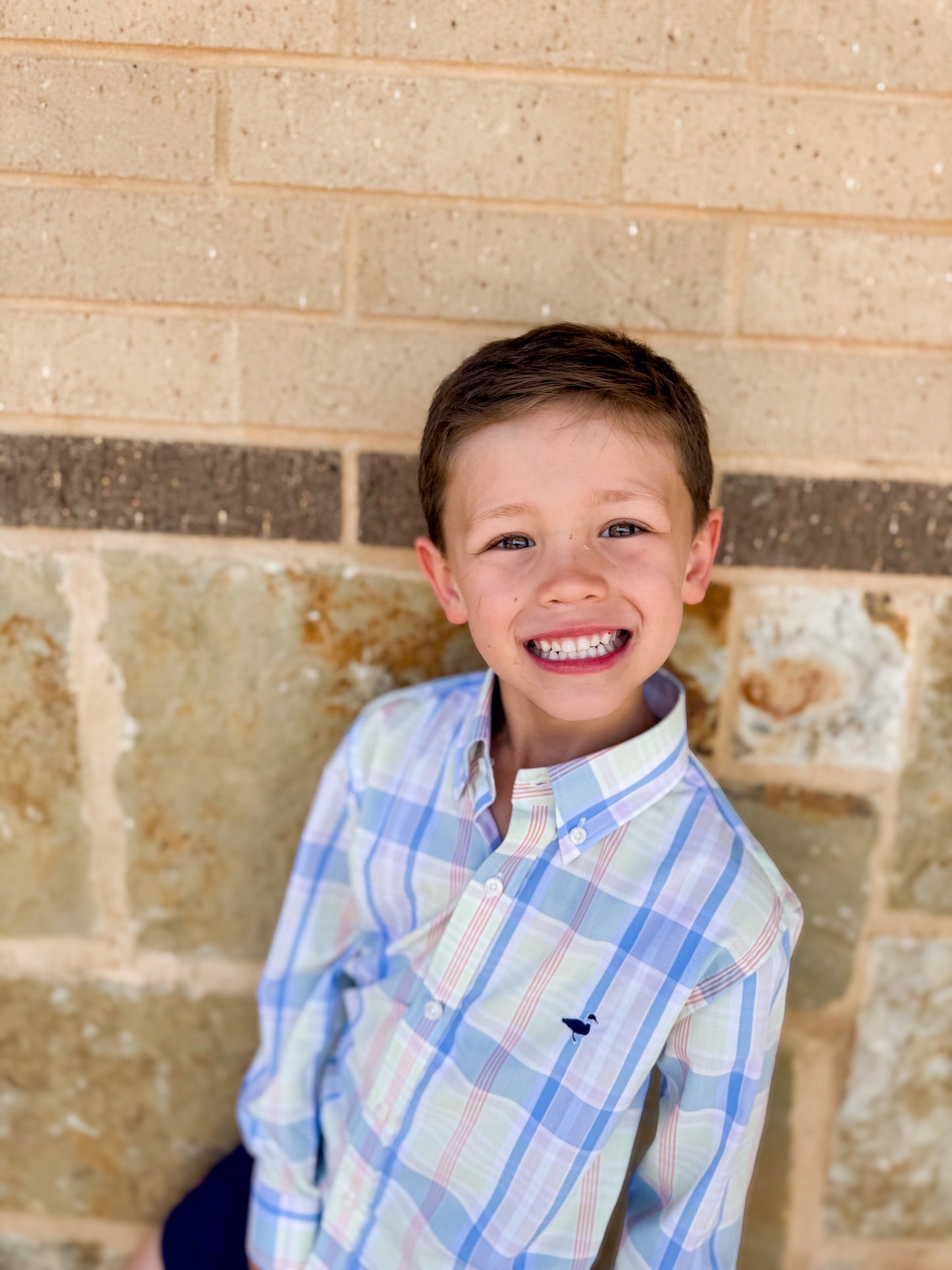 Boys Seasonal Sportshirt Seabreeze - Ethan and Emily