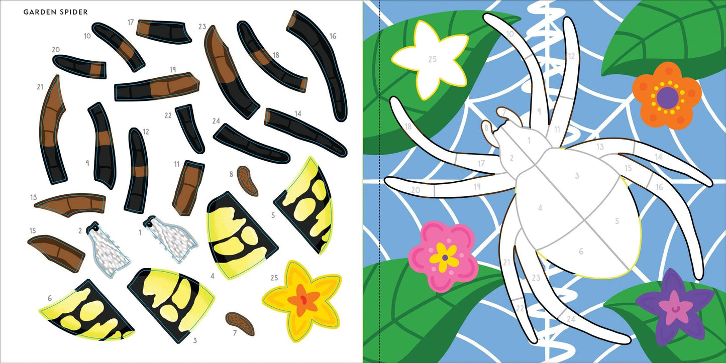My First Color-By-Sticker Book - Butterflies & Bugs - Ethan and Emily