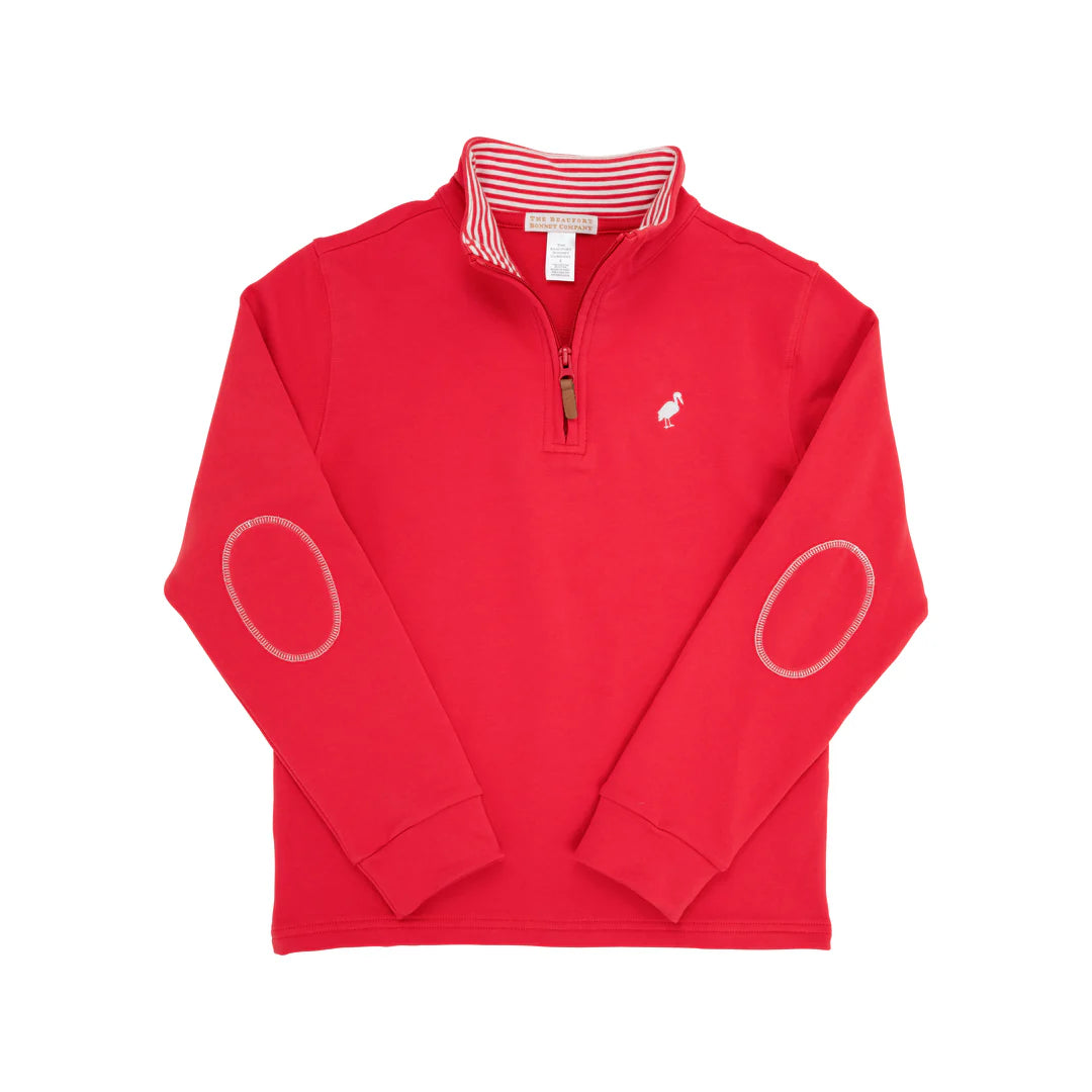 TBBC Richmond Red Hayward Half ZIp - Ethan and Emily