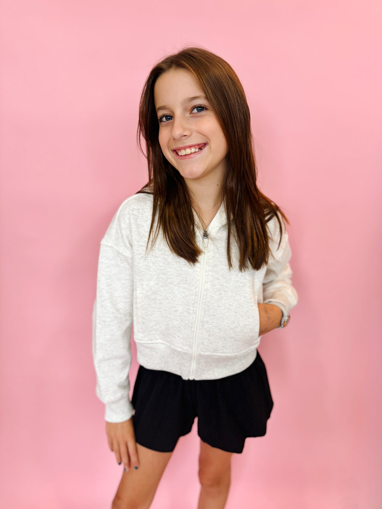 Girls Scuba Full zip Jacket - Ethan and Emily