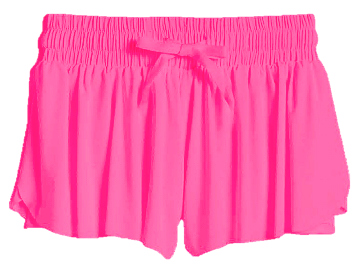 Girls butterfly shorts in coral - Ethan and Emily