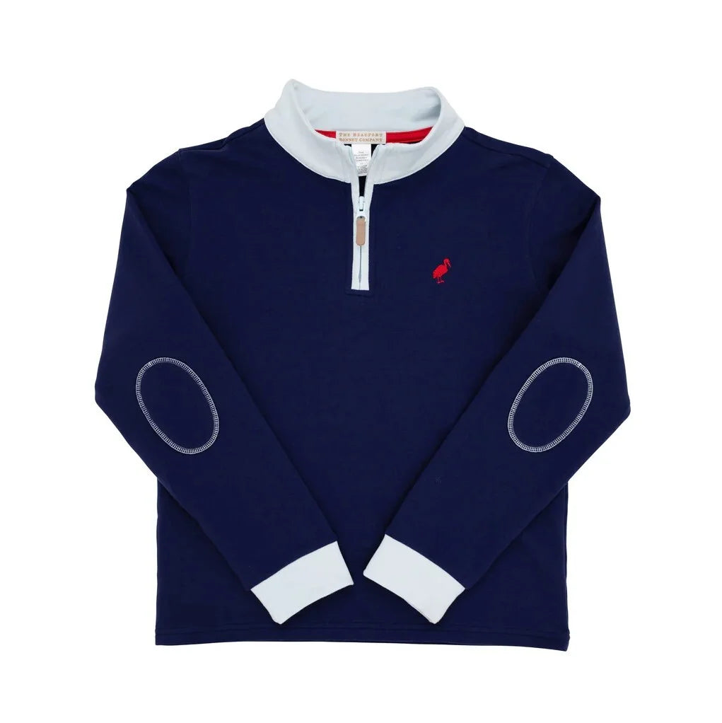 Hayword Half-Zip Nantucket Navy - Ethan and Emily
