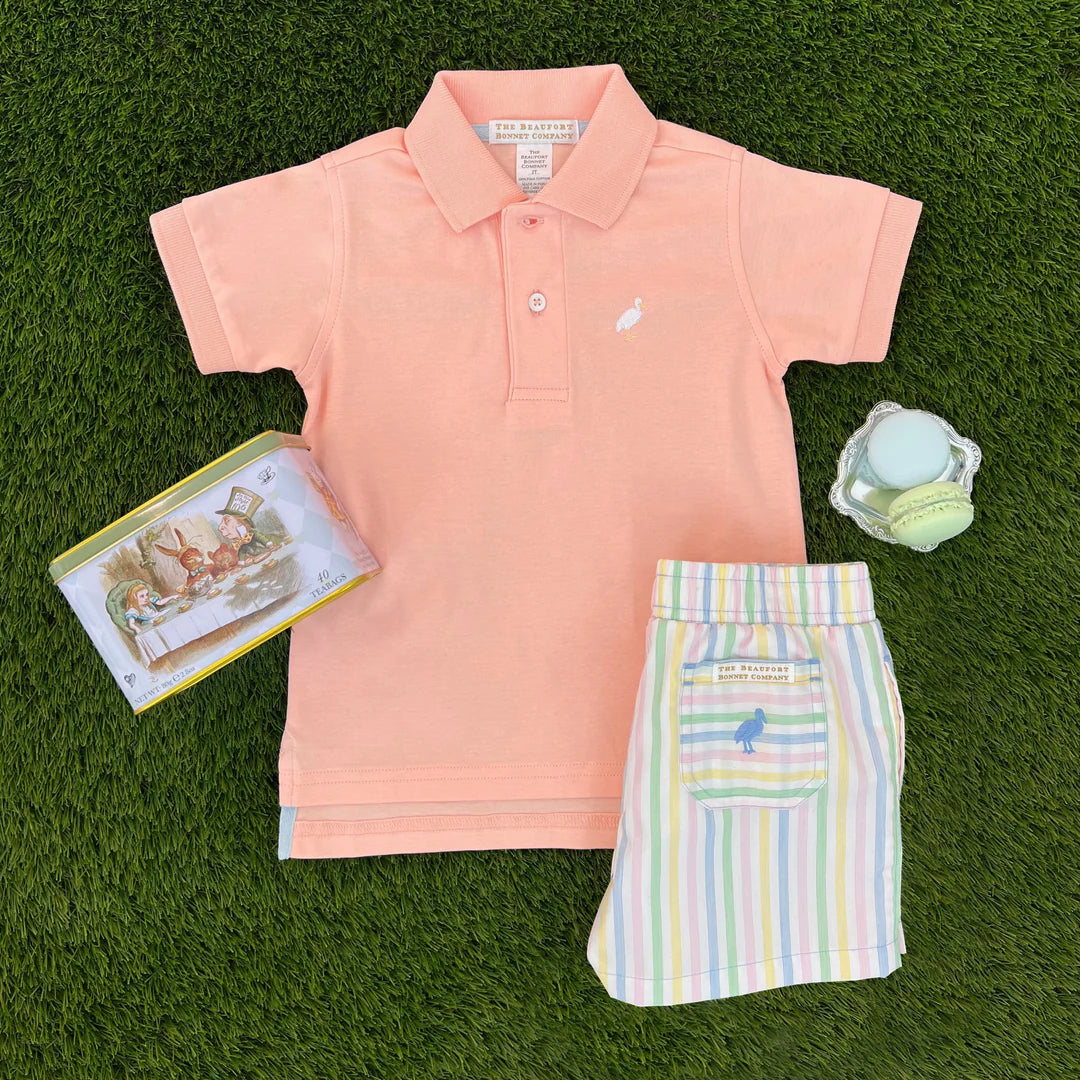 Prim and Proper in Peach - Ethan and Emily