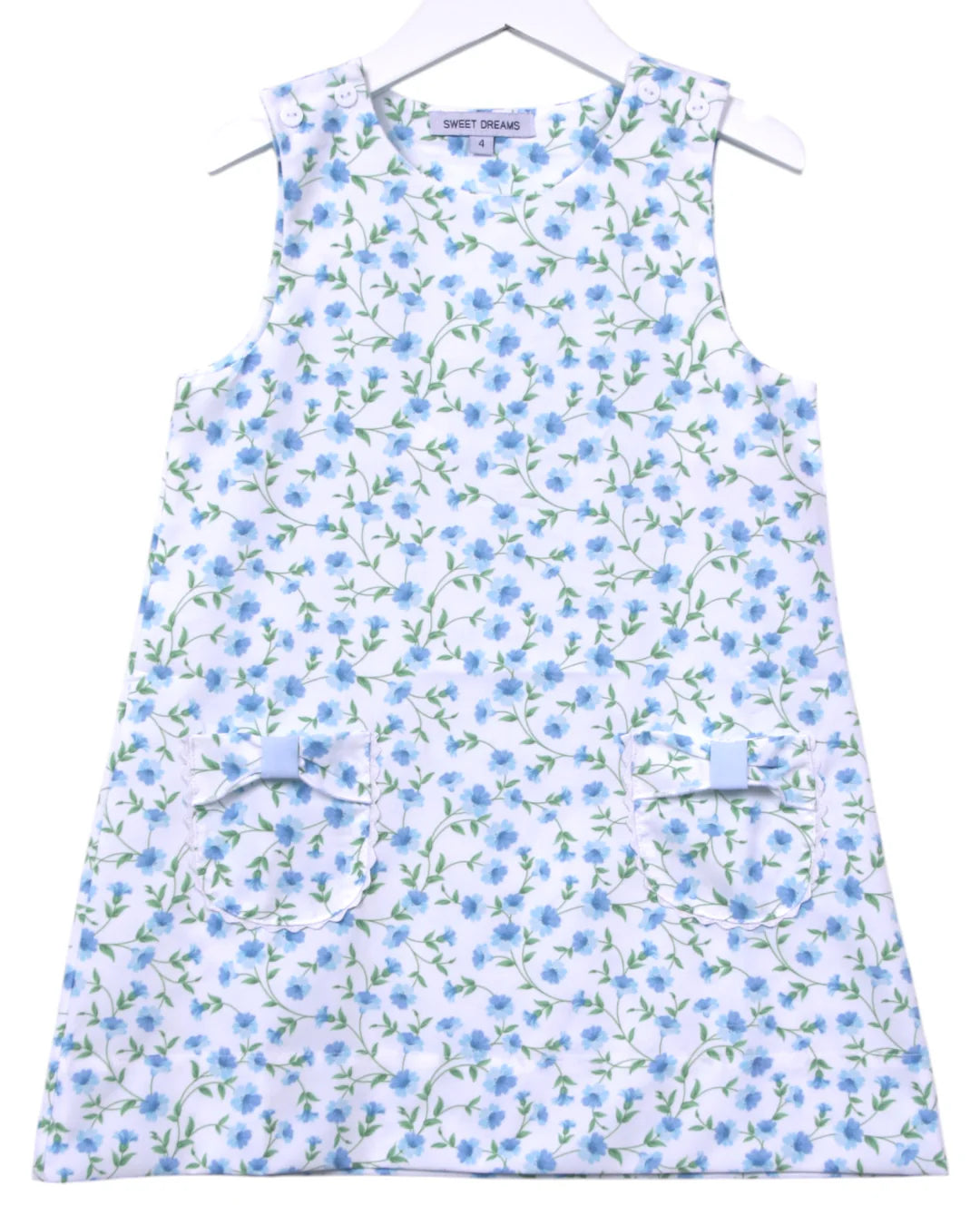 Blue Glory Floral Dress - Ethan and Emily