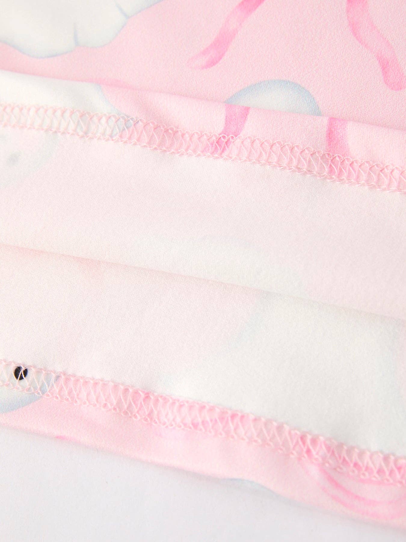 Pink Ghost and Bow flutter Sleeve Dress