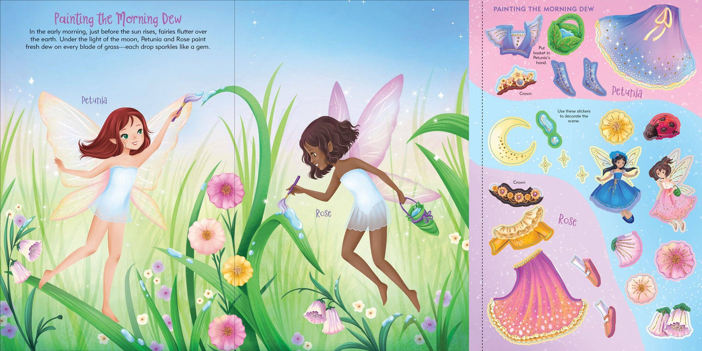 Fairies Sticker Doll Dress-Up Book - Ethan and Emily