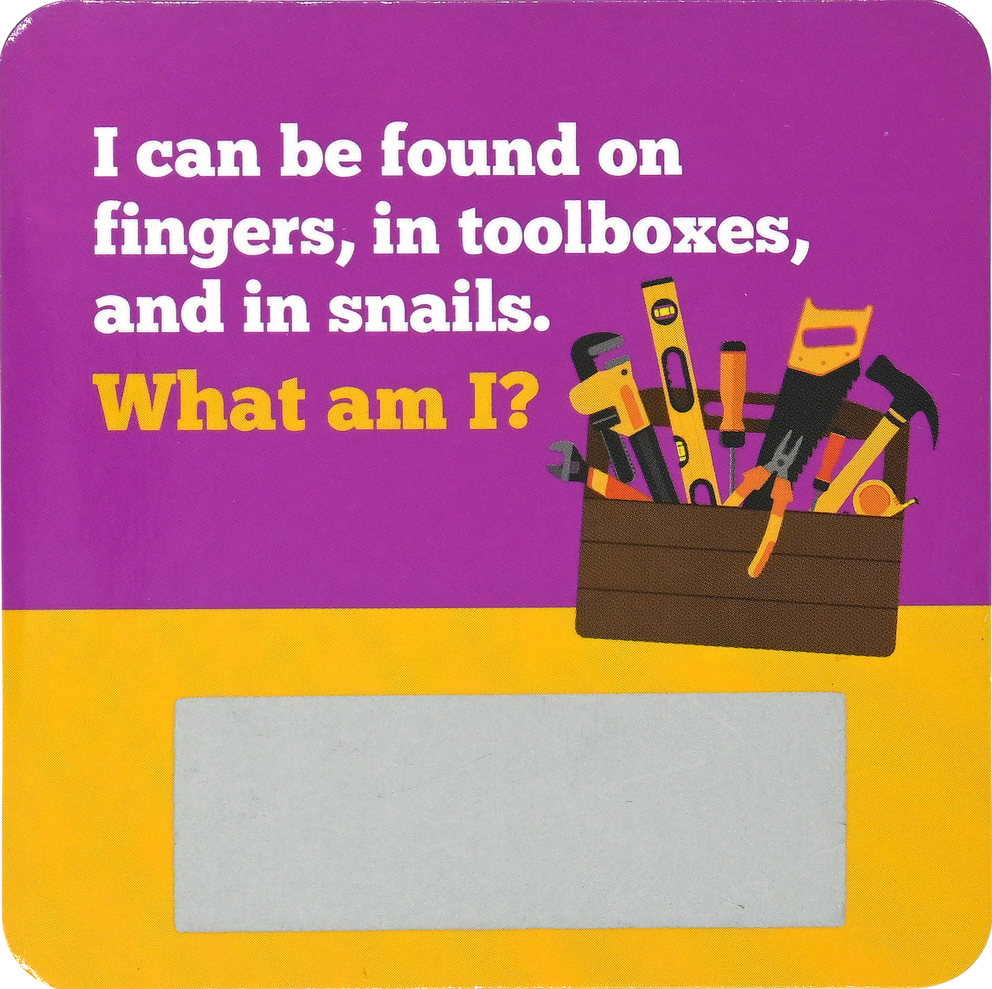 Lunch Box Riddles Scratch-Off Deck (Set of 60 cards) - Ethan and Emily