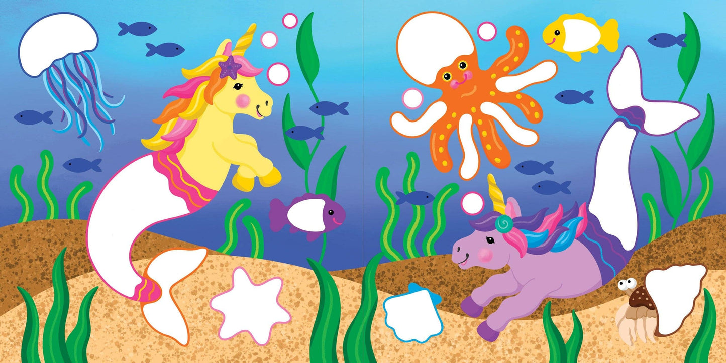 Color-By-Dots Sticker Book - Unicorns - Ethan and Emily