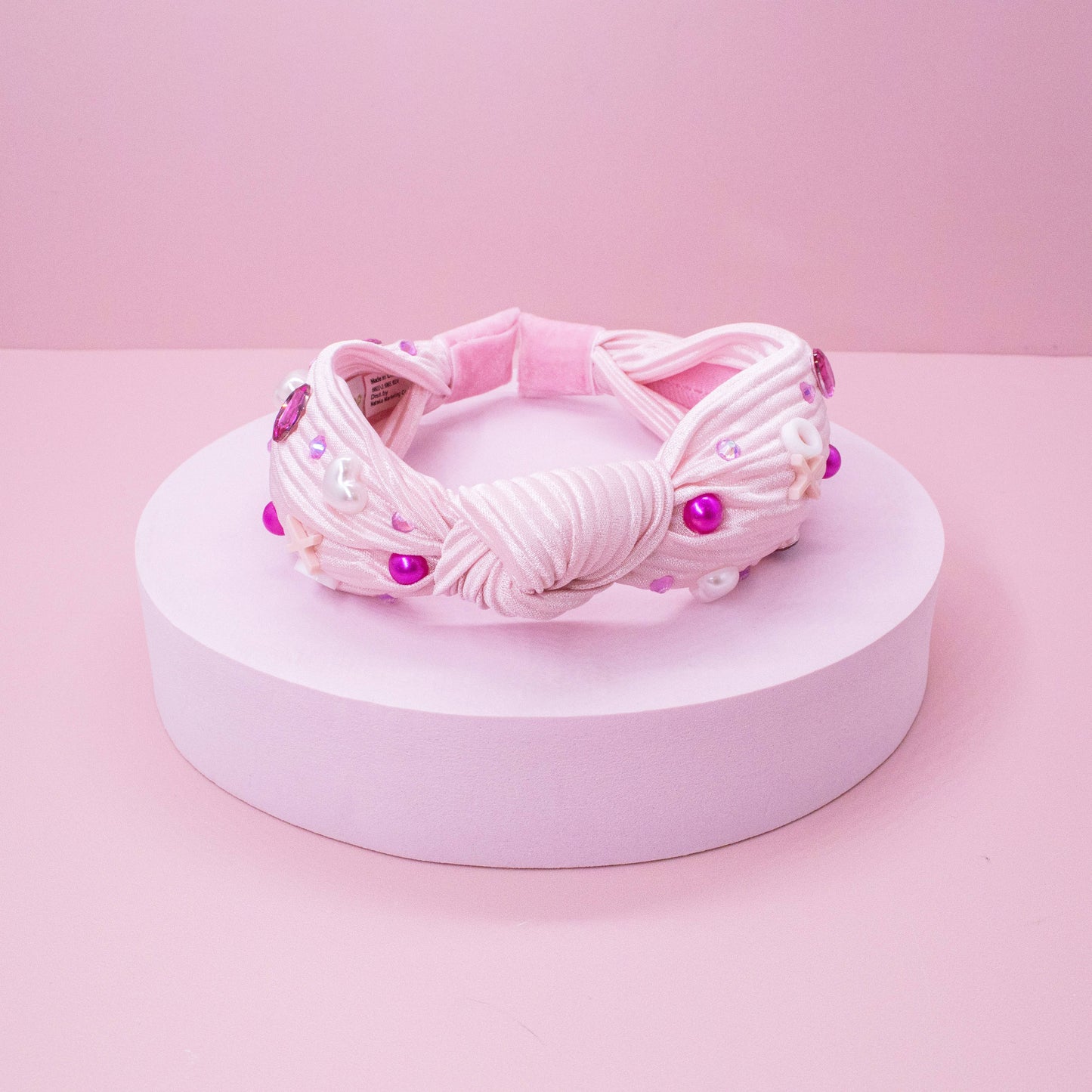 Kids Embellished Knot Headband - Beaded Valentine's Day - Ethan and Emily