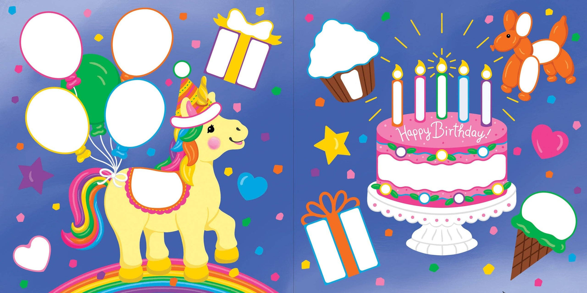 Color-By-Dots Sticker Book - Unicorns - Ethan and Emily