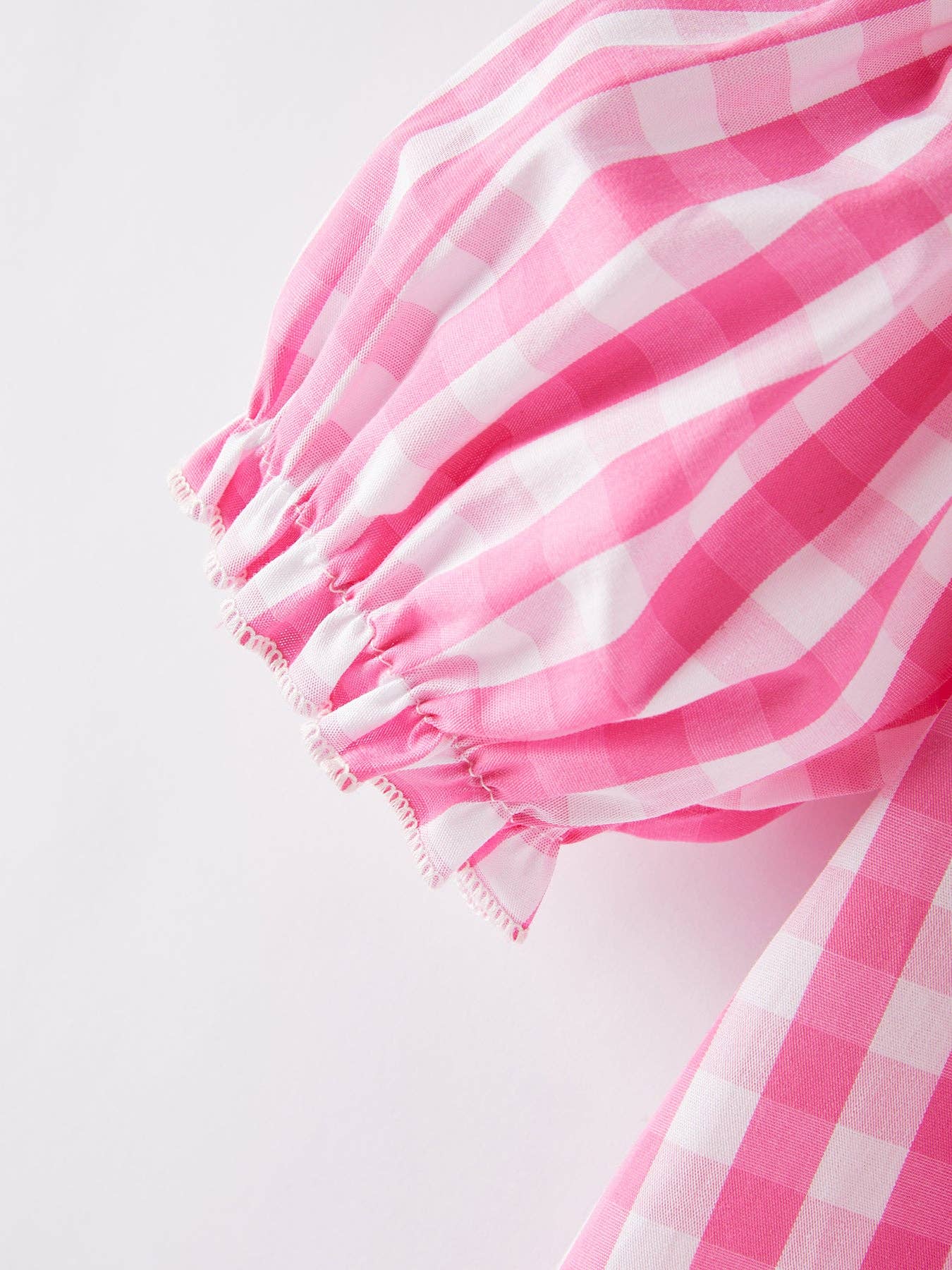 Girls Plaid Smocking Embroidered Pink Dress - Ethan and Emily