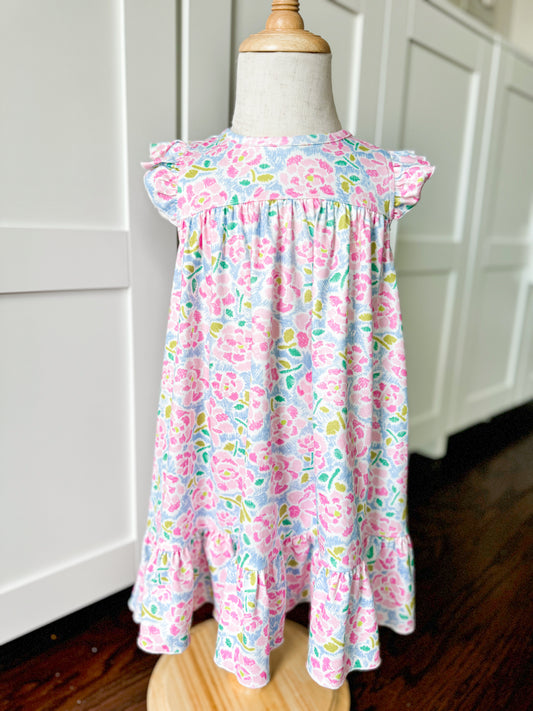 Floral Criss Cross Dress - Ethan and Emily
