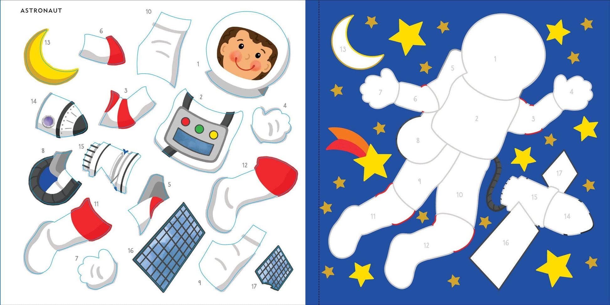 My First Color-By-Sticker Book - Outer Space - Ethan and Emily