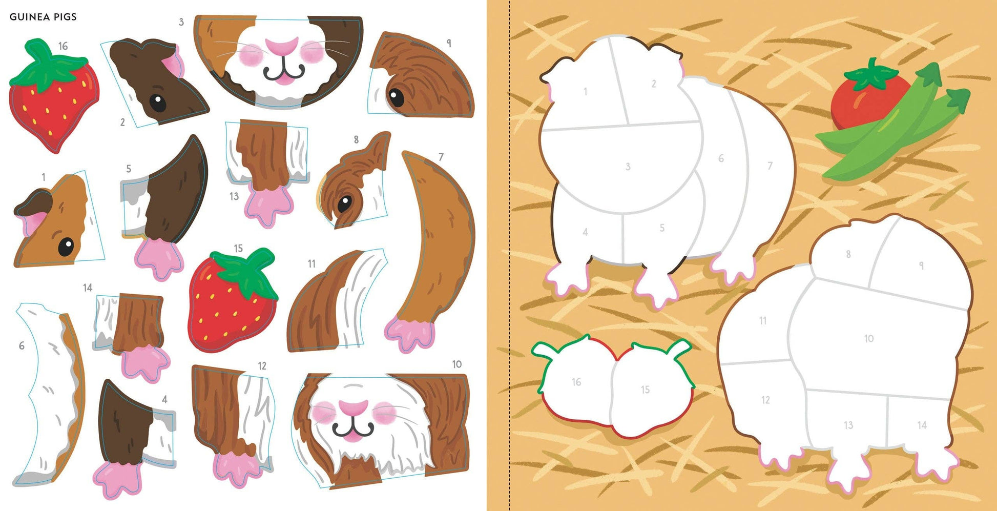 My First Color-by-Sticker Book - Pets - Ethan and Emily