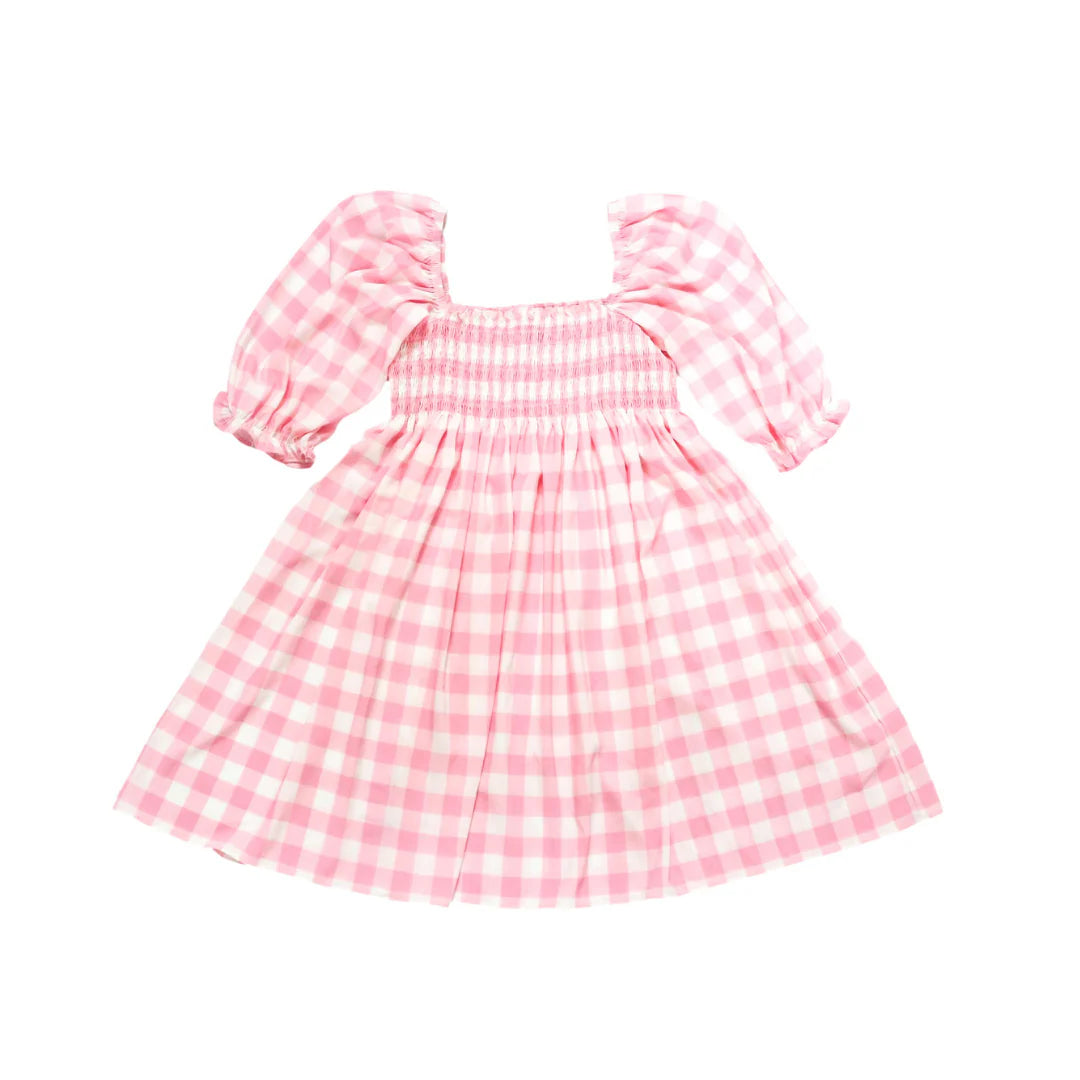 Be Girl Pink Plaid Dress - Ethan and Emily