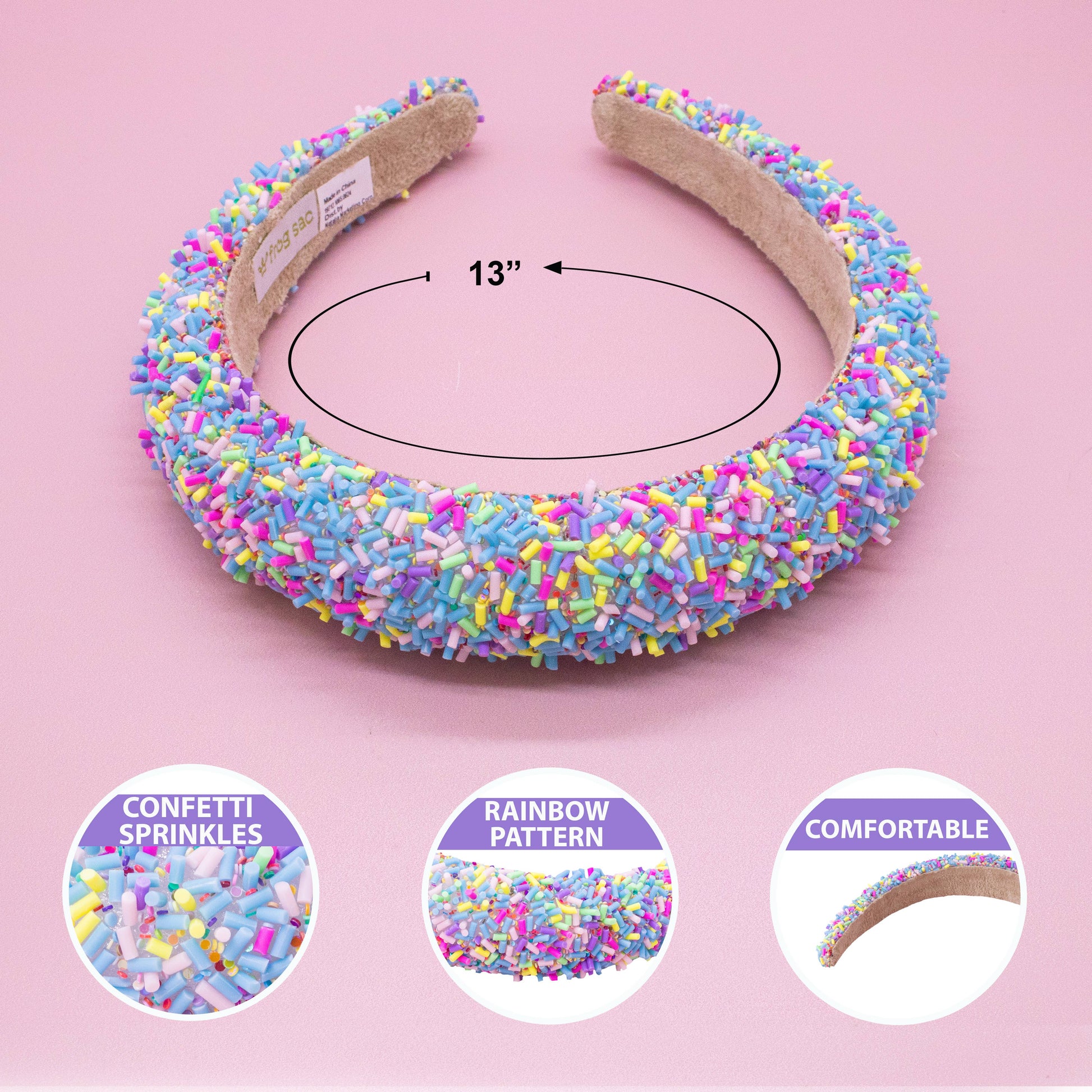 Padded Sprinkles Headband - Ethan and Emily