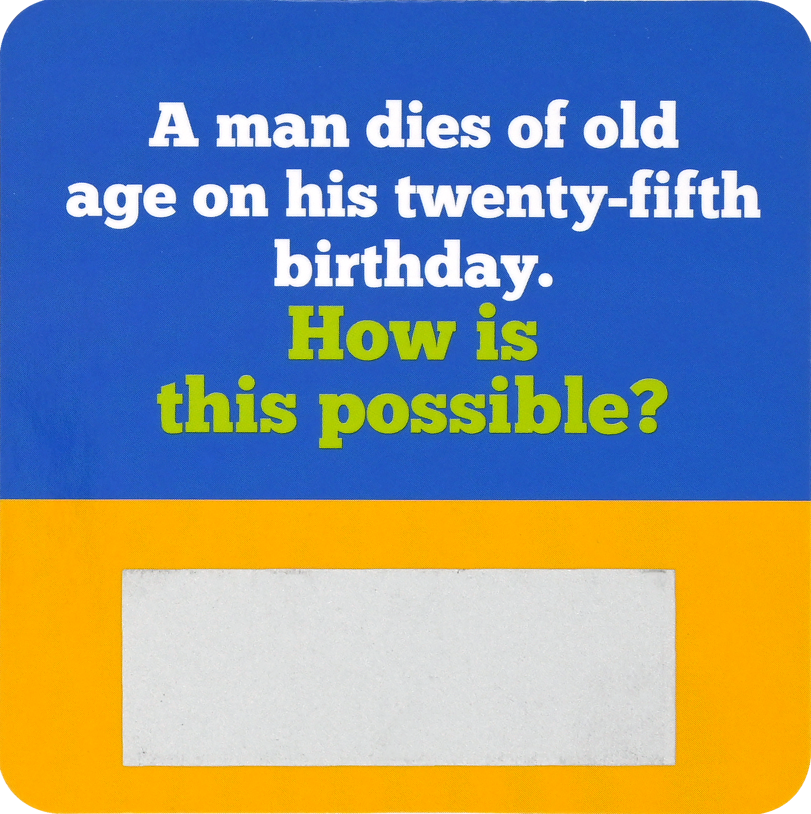 Lunch Box Riddles Scratch-Off Deck (Set of 60 cards) - Ethan and Emily