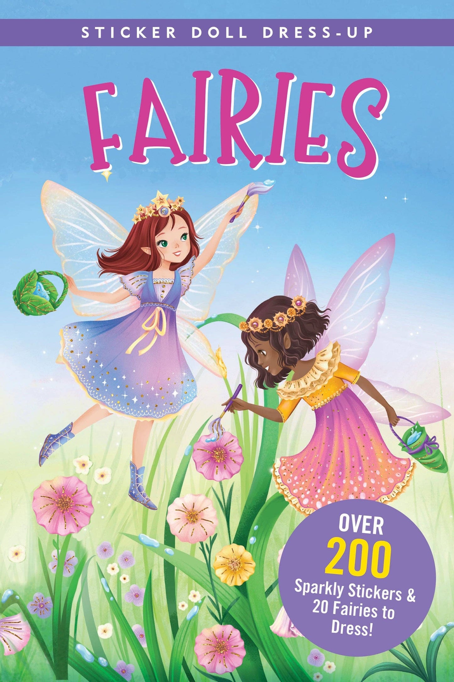 Fairies Sticker Doll Dress-Up Book - Ethan and Emily