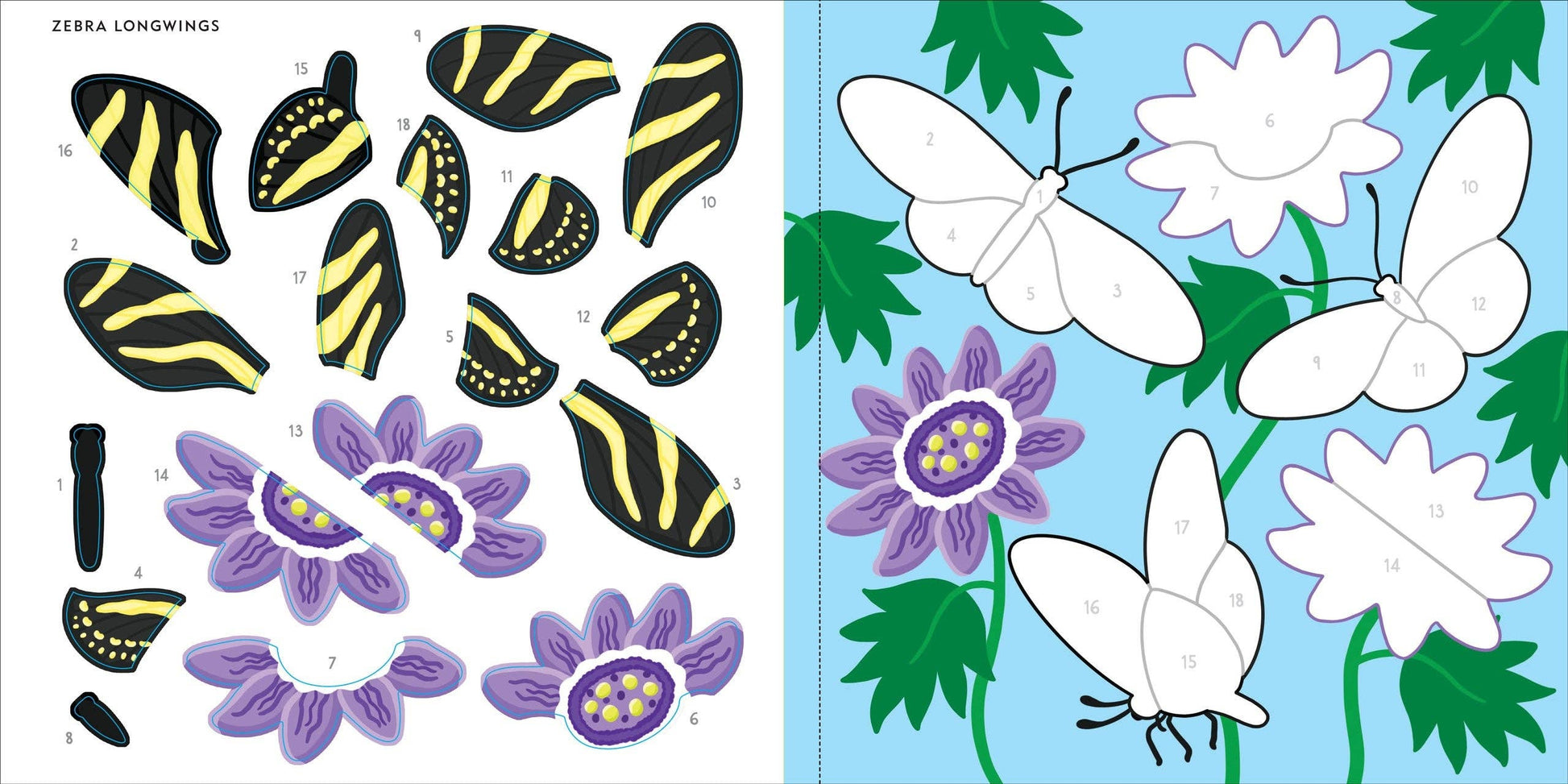 My First Color-By-Sticker Book - Butterflies & Bugs - Ethan and Emily