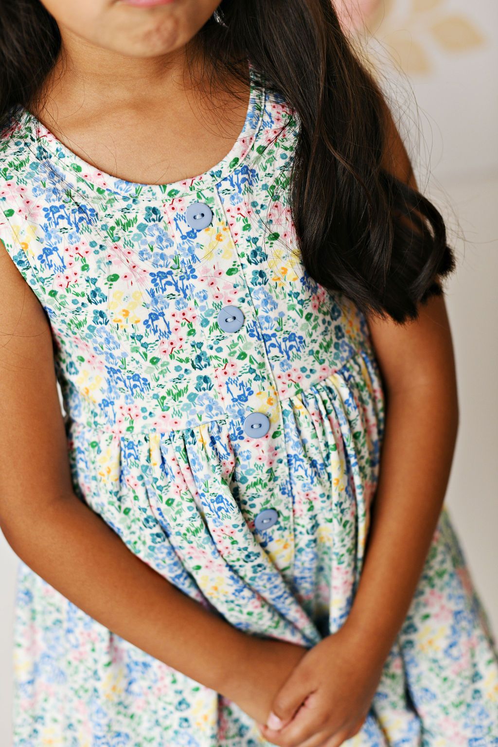 Watercolor Floral Twirl Dress - Ethan and Emily