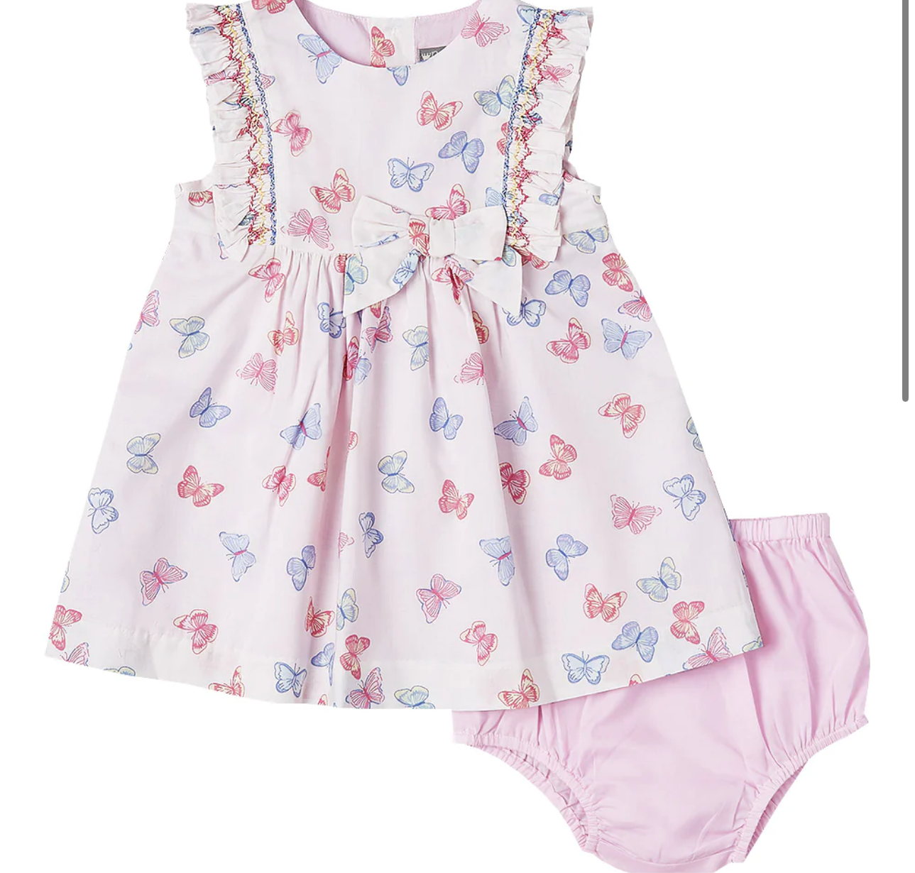 Butterfly Printed Dress Set