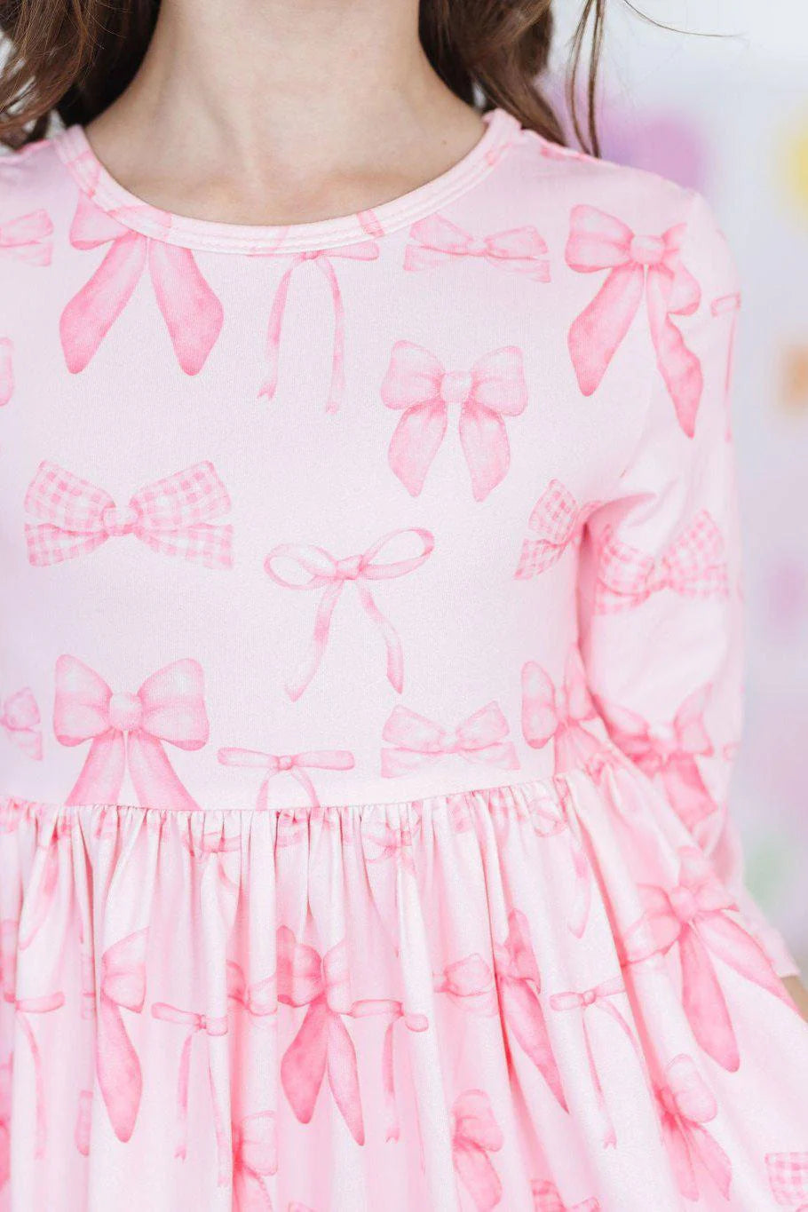 Blushing bows dress - Ethan and Emily