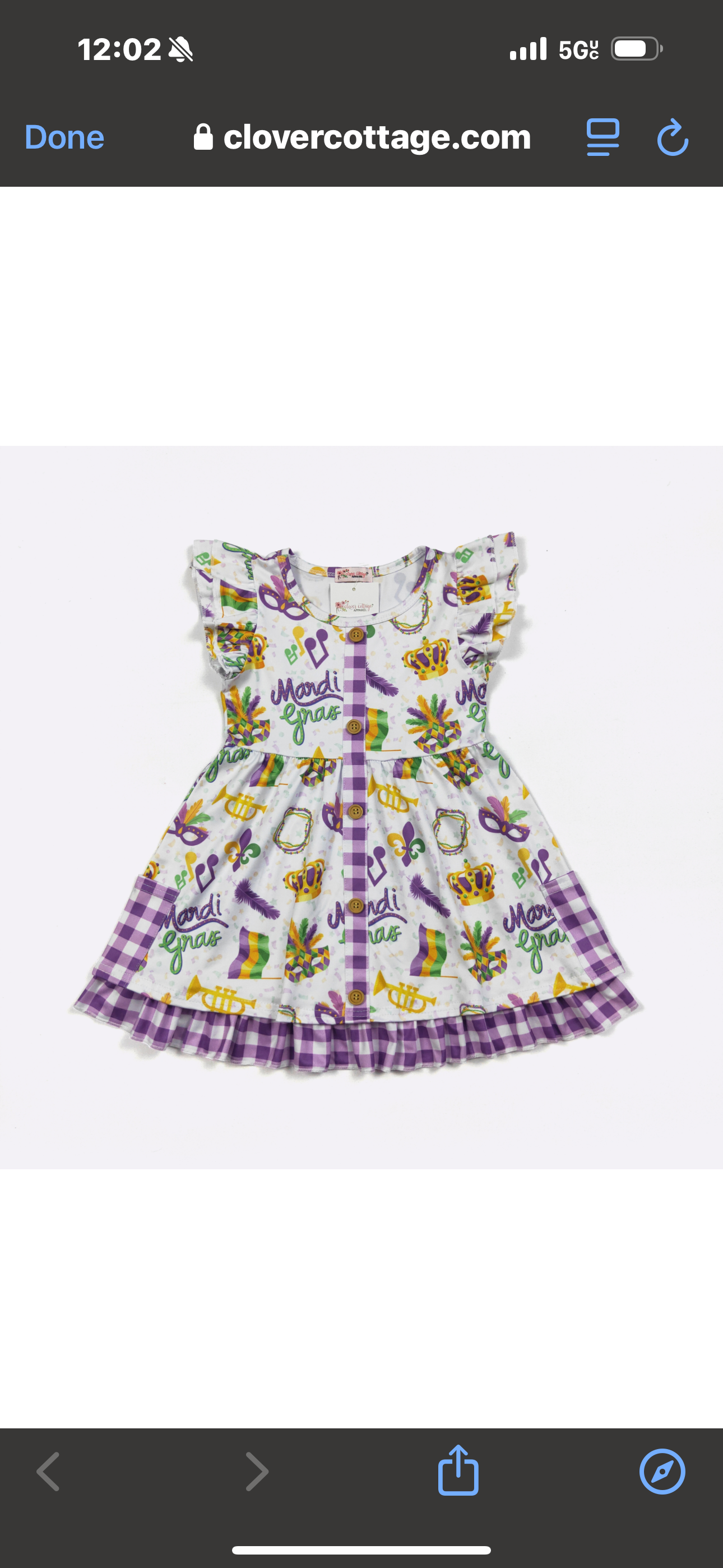 Mardi Gras dress - Ethan and Emily