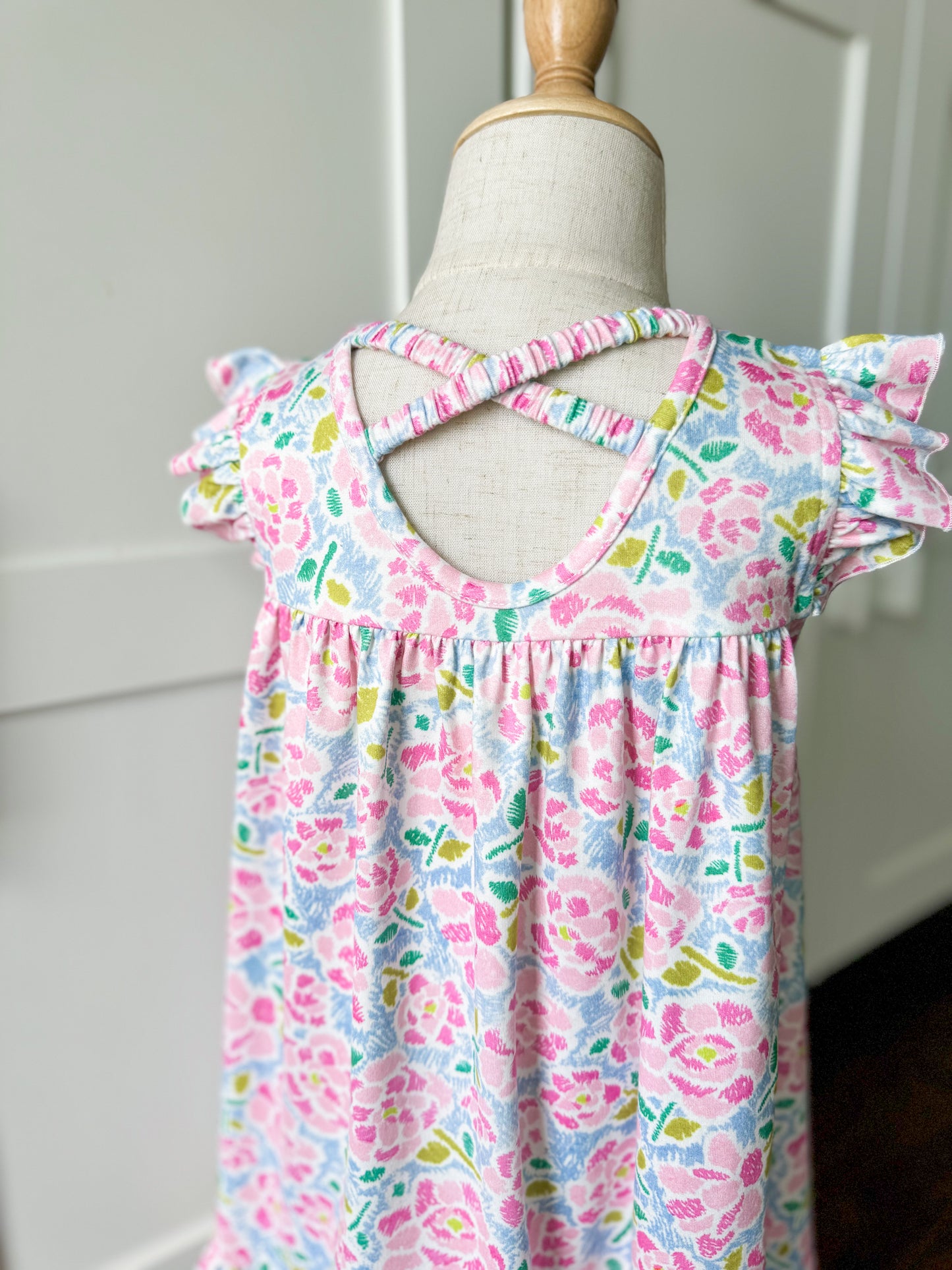 Floral Criss Cross Dress - Ethan and Emily