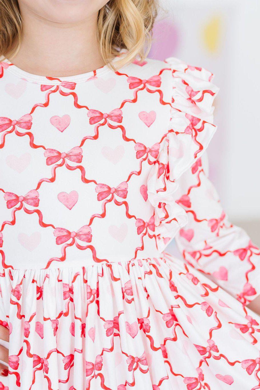 Hearts and bows twirl dress - Ethan and Emily