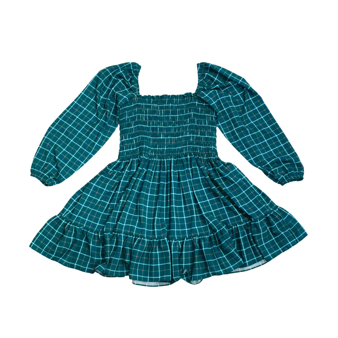 Be Girl Green Plaid Dress - Ethan and Emily