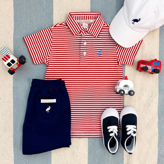 Sheffield Shorts in Nantucket Navy - Ethan and Emily