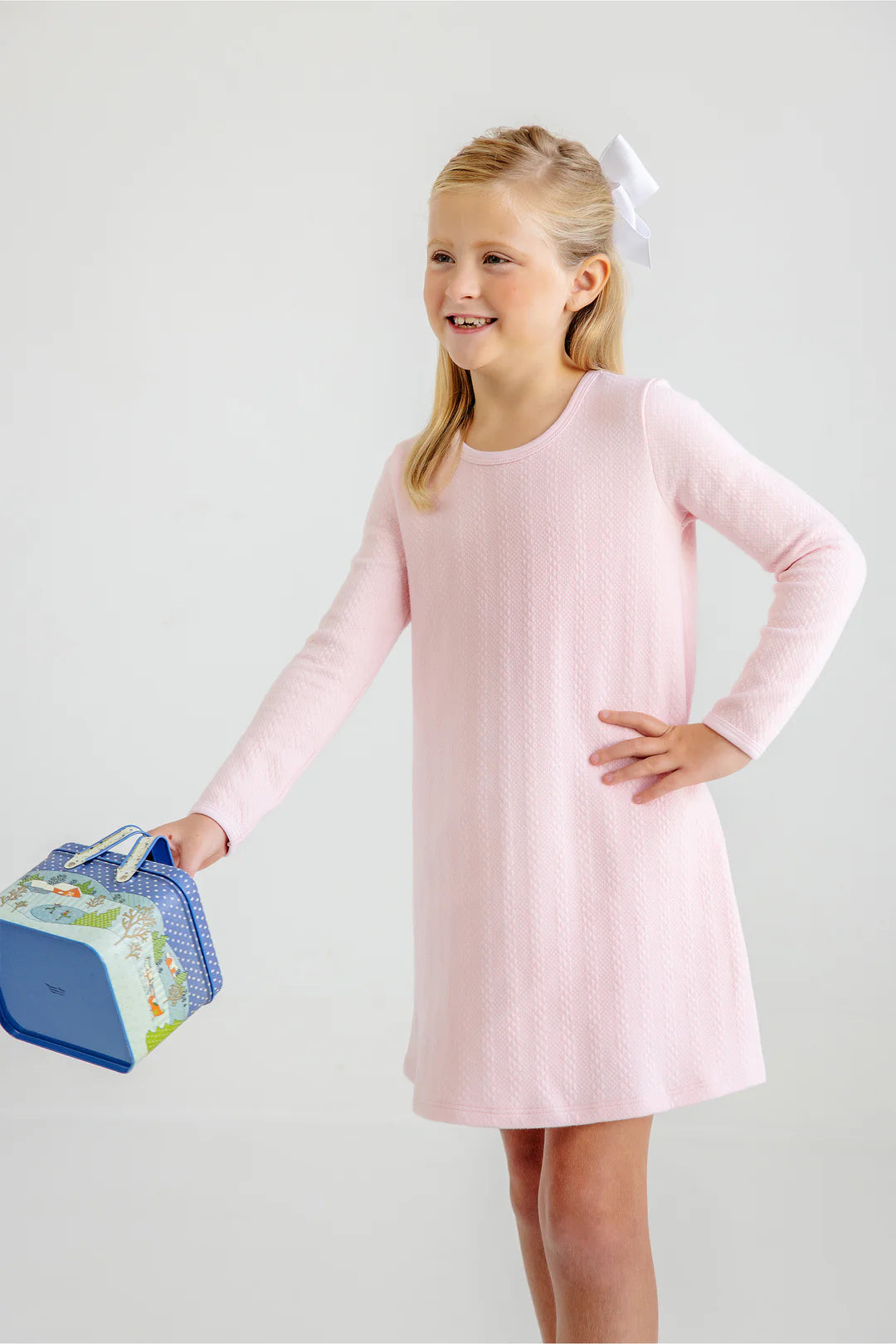 TBBC pink quilted dress - Ethan and Emily