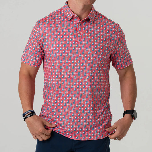 Men’s American Flag Polo