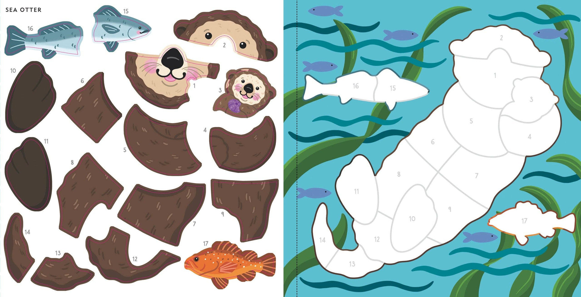 My First Color-by-Sticker - Furry Friends - Ethan and Emily