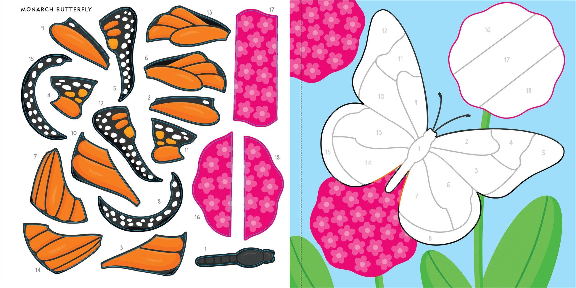 My First Color-By-Sticker Book - Butterflies & Bugs - Ethan and Emily