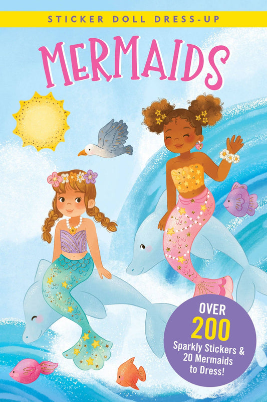Mermaids Sticker Doll Dress-Up Book - Ethan and Emily