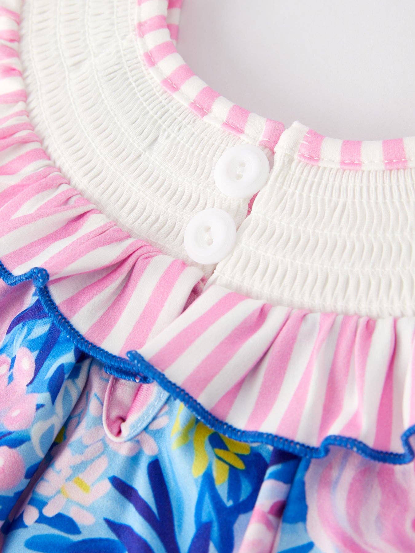 “I ❤ MAMA”Embroidery Smocking Baby Girls Romper - Ethan and Emily