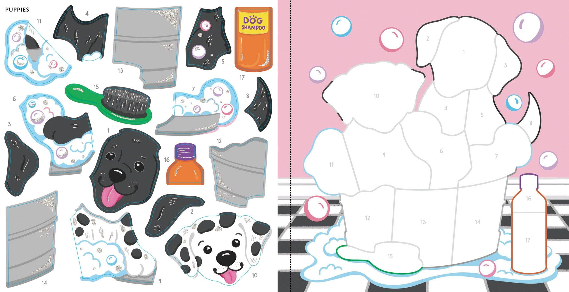 My First Color-by-Sticker Book - Pets - Ethan and Emily