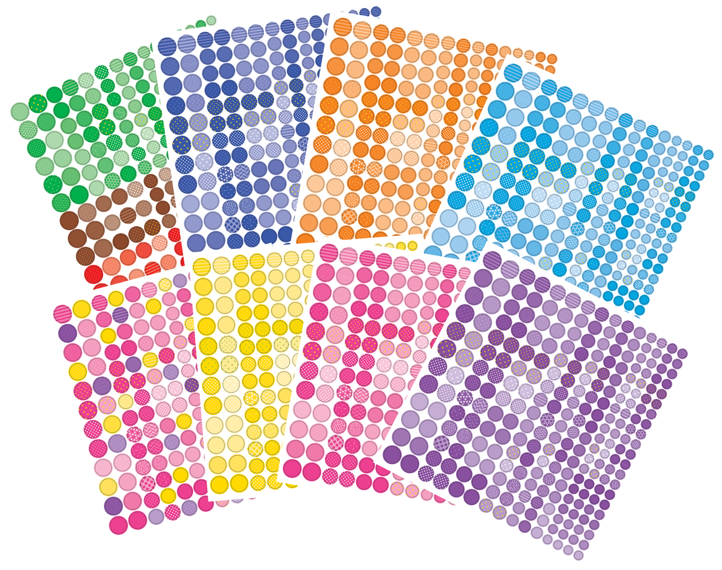 Color-By-Dots Sticker Book - Unicorns - Ethan and Emily