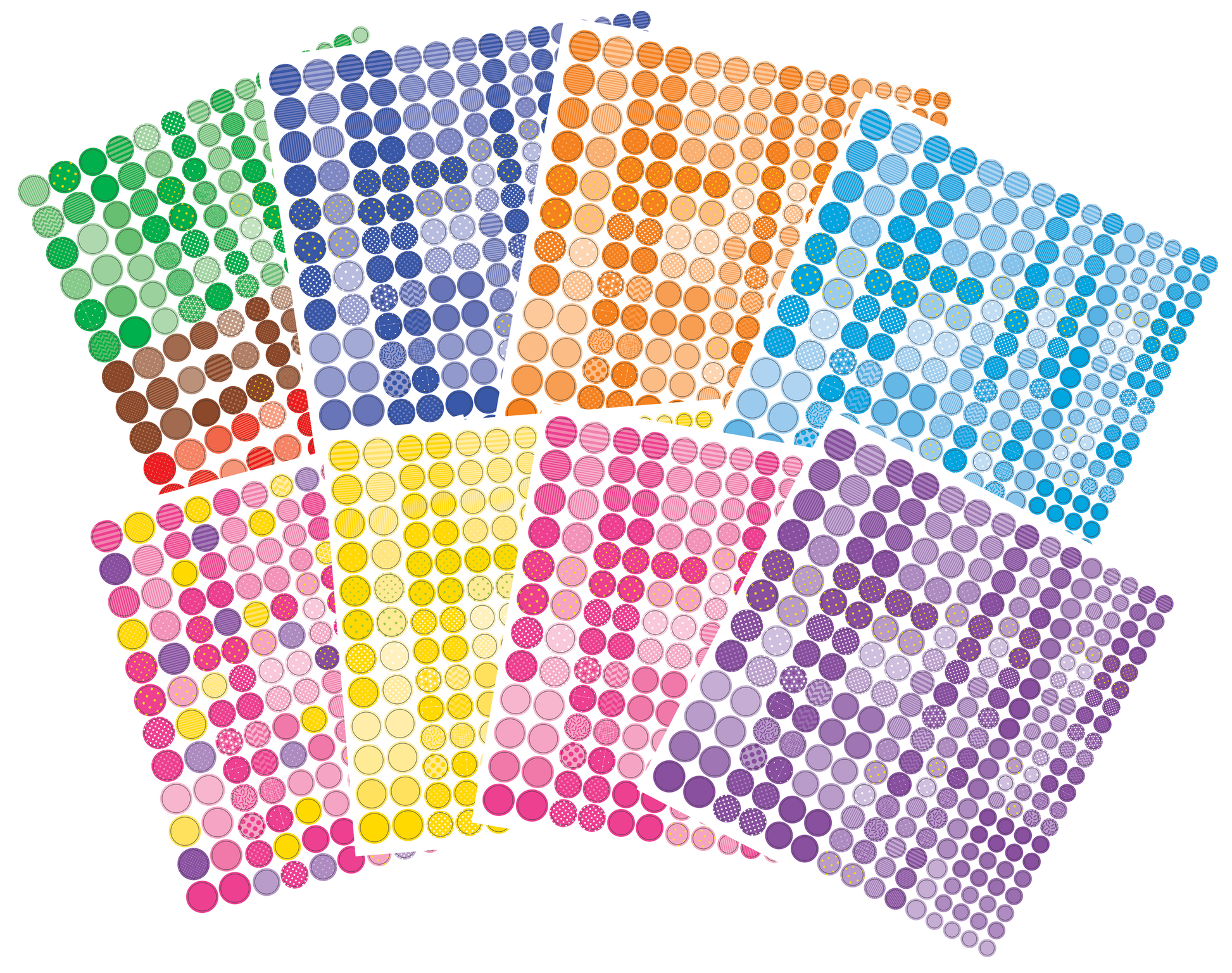 Color-By-Dots Sticker Book - Unicorns - Ethan and Emily