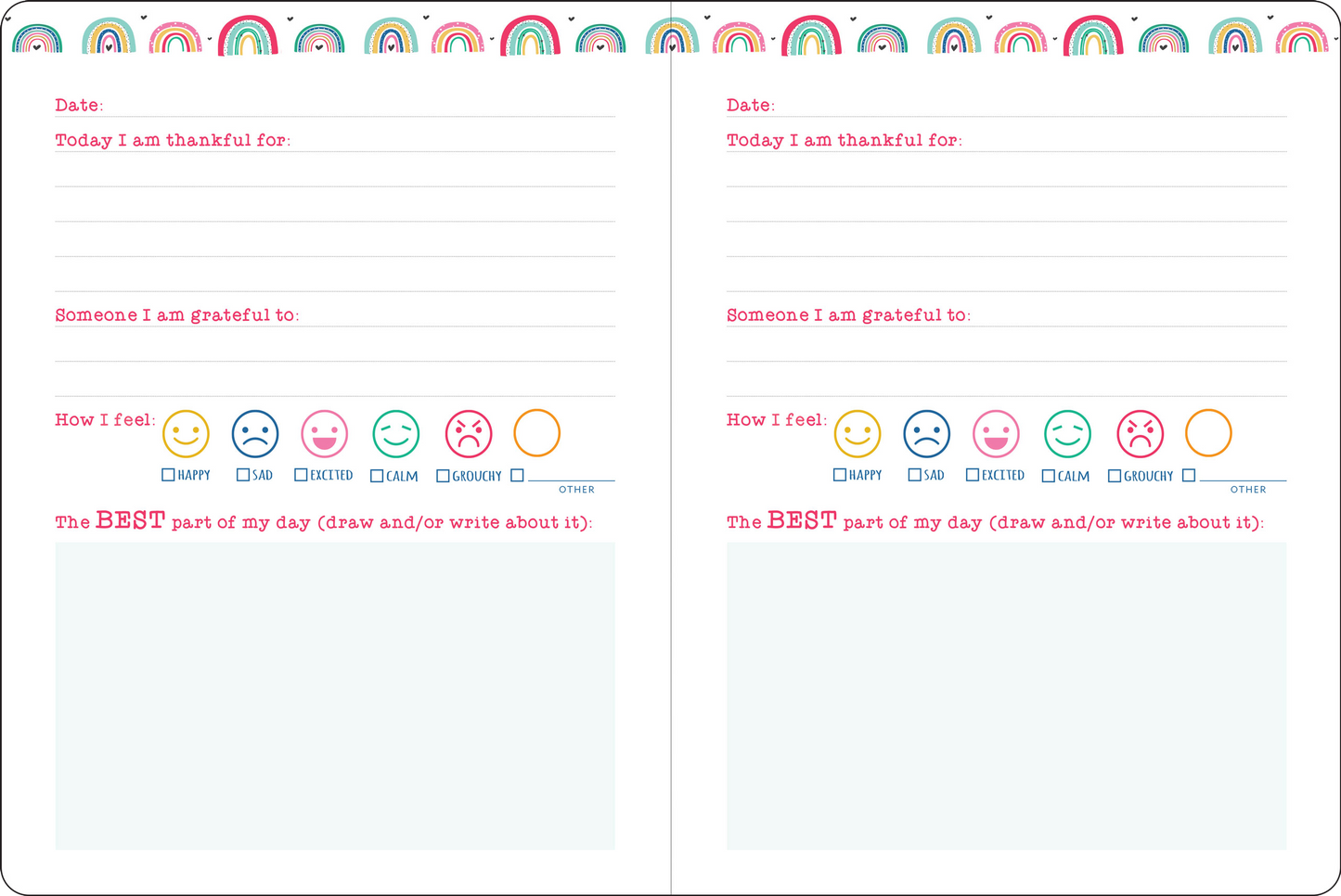 Daily Gratitude Journal for Kids - Ethan and Emily